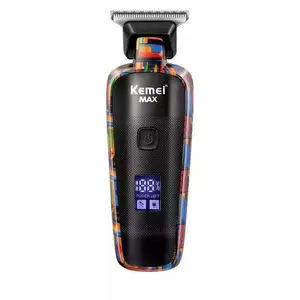 Kemei KM-MAX5090 बिजली के बाल कतरनी घरेलू बाल Trimmers मुद्रण भित्तिचित्र उस्तरा प्रकार-सी यूएसबी रिचार्जेबल नाई की दुकान