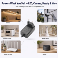 Adaptateur d'alimentation professionnel 5V 3A 15W à prise murale EU pour caméra de sécurité CCTV, routeur POS, éclairage LED