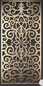 Elegante Arte Metálico Colgante de Pared con Acabado Antiguo, Hecho a Mano y Duradero para Decoración Interior de Hogares y Oficinas de Lujo - Product Image 4