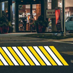 TMUT LED 100W คลังสินค้าคําเตือนสายกันน้ํากลางแจ้งโลโก้โคมไฟฉายพื้นที่กําหนดเอง Crosswalk โปรเจคเตอร์โลโก้ Gobo - Product Image 1