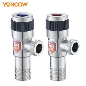 Vanne d'arrêt murale bidirectionnelle G1/2 de 90 degrés Dn15, en acier inoxydable 304, pour salle de bains, excellente qualité - Product Image 6