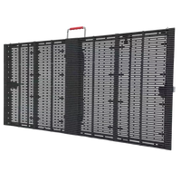 Écran LED transparent à grille pleine couleur, intérieur/extérieur, fin, personnalisé, affichage LED rectangulaire, 3D à l'œil nu, décoration publicitaire
