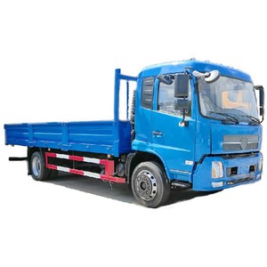 รถบรรทุกสินค้าจีน 4x2 Dongfeng 10 ตัน ขับเคลื่อนซ้าย/ขวา รถบรรทุกติดตั้งรั้ว รถบรรทุกดีเซลแบบพื้นเรียบ สำหรับขาย - Product Image 2