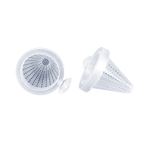 어항 수족관 액세서리 용 수족관 플라스틱 깔때기 콘 피더 레드 웜 컵 - Product Image 1