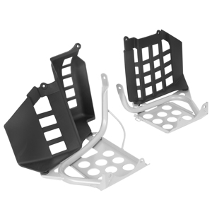 Paio di protezioni nere per tacco poggiapiedi per Yamaha Banshee 90-06 sinistra + destra Nerf bar - Product Image 4