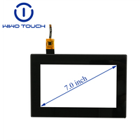 Pantalla Táctil Capacitiva de 7 Pulgadas con Resolución de 800x480 e Interfaz I2C para Navegación GPS Industrial