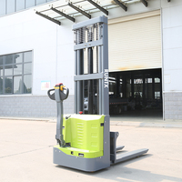 Runtx 1500kg 3300lbs 1.5 tonnes, cavalier électrique, empileur, walkie-walkie électrique avec levage initial