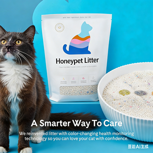 Arena para Gatos con Monitoreo de Salud, Ligera y de Bajo Rastreo, Cristales de Gel de Sílice que Cambian de Color, Control Avanzado de Olores - Product Image 2