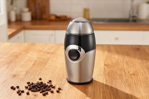 <span class=keywords><strong>Moulin</strong></span> <span class=keywords><strong>à</strong></span> <span class=keywords><strong>café</strong></span> électrique automatique pour usage domestique avec lames en acier inoxydable pour le broyage des fèves de cacao et de la poudre - Product Image 6