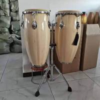 Tambour latin Konka Cana Percussion Une paire Tumbadora Jembe Bongos africains Canga Tambourin Tumbadoras Tambours