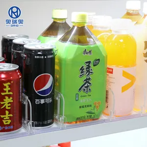 Retail Grocery Display Dividers Adjustable Supermarket Plastics Shelf Dividers For Drink
