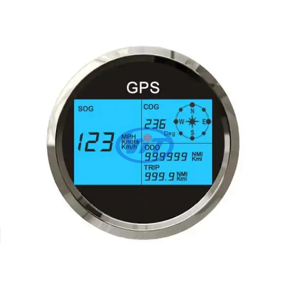 VIT-JE Speedometer TLG85 Universal 85mm Digital GPS Speedometer for Racing Car RC Motorcycle Truck Boat