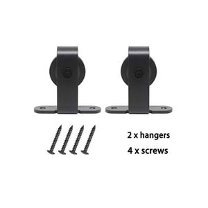 WEKIS Kit de Herrajes Modernos para Puerta Corredera Mini de Una Sola Hoja, Riel de Montaje Superior de Acero/Latón, Tornillos para Puerta de Baño/Sala de Estar - Product Image 2