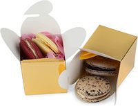 Offre Spéciale Sweet Bakery Cupcake boîte en papier pliable pour l'emballage de gâteau boîtes d'emballage alimentaire cadeau avec poignée