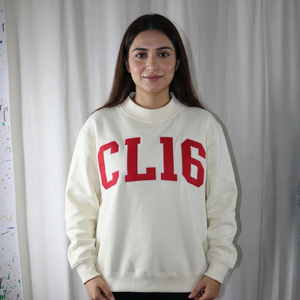 เสื้อฮู้ด CL 16 ผ้าฝ้าย 100% สีตามสั่ง ปักลาย แอพพลิเค่ คอเสื้อกว้าง สำหรับฤดูหนาว สไตล์วินเทจ ด้ายคุณภาพสูง - Product Image 1