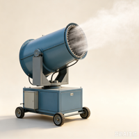 Canon à brouillard haute pression pour la lutte contre la poussière sur les chantiers de construction et la protection de l'environnement