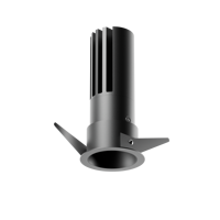 Spot encastré LED COB 5W 7W pour plafond, découpe de 43 mm, en aluminium moulé sous pression, AC220V