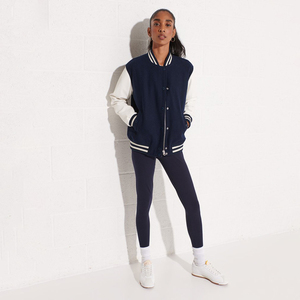 Chaqueta de Béisbol Personalizada con Logotipo, Estilo Varsity, Tejida, Transpirable, con Estampado Otoñal para Mujer, Nueva Colección ODM - Product Image 5
