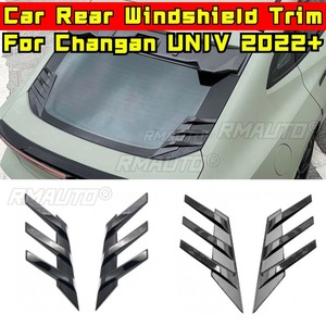 Car Rear Windshield <b>Window</b> Shark Cheek Trim Rear Windshield <b>Vent</b> <b>Window</b> Trim Cover Car Accessories For Changan UNIV - Product Image 1