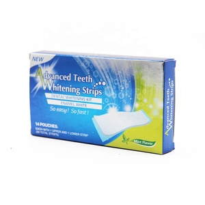 China Factory Wholesale 14 Pairs Advanced <strong>5D</strong> <strong>White</strong> Dental <strong>Teeth</strong> <strong>Whitening</strong> <strong>Strips</strong> - Product Image 1