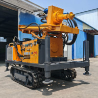 Foreuse Rotative Diesel pour Puits d'Eau Max. 230m avec Moteur, Équipement de Construction à Haute Mobilité