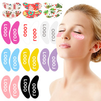 Patchs oculaires personnalisés en gros, anti-rides, réutilisables, en silicone, lavables, pour extensions de cils et soins de beauté