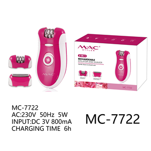 Épilateur et rasoir électrique rechargeable 2-en-1 Mac pour femme – Épilation douce du corps entier – Rasoir personnel portable pour femme - Product Image 5