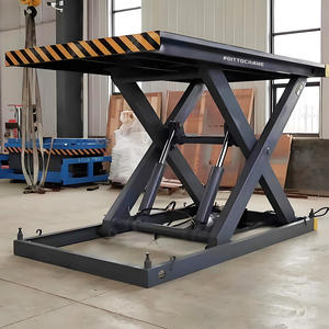 Meja angkat gunting stasioner kualitas tinggi 1 Ton 2 Ton 3 Ton 5 Ton 10 Ton pengangkat gunting tetap hidrolik listrik 11 Meter - Product Image 1