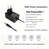 Adaptateur secteur MYIXI Kr Plug 5.24v 6.8a 36w 30w 240v 13v 2.5a 15v 2400ma Ac 50hz Dc Usbc 12v/3a(1m) jack 5.5mm X 2.5mm