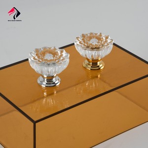 Tinh thể rõ ràng Acrylic nội knobs, thủy tinh có hiệu lực kéo xử lý cho tủ bếp hiện đại tủ quần áo ngăn kéo - Product Image 1
