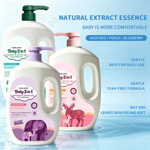 Champú de Queratina <span class=keywords><strong>para</strong></span> Niños Más Vendido, Gel de Baño y Acondicionador de Arándanos, Seguro, No Reseca, Repara, Fabricante Babycare - Product Image 2