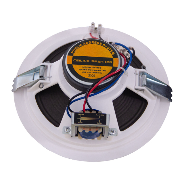 M-503 5" Adjustable Power Ceiling Speaker for Church School Computer Home Theatre Background Music PA System-In-Wall Mount