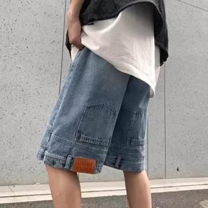 Streetwear da <span class=keywords><strong>uomo</strong></span> pantaloncini in Denim Casual da spiaggia <span class=keywords><strong>abbigliamento</strong></span> da <span class=keywords><strong>uomo</strong></span> <span class=keywords><strong>abbigliamento</strong></span> sportivo moda pantaloni Hombre <span class=keywords><strong>abbigliamento</strong></span> maschile - Product Image 3