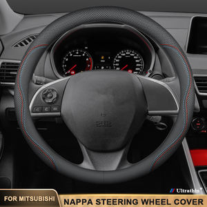 HE ฝาครอบพวงมาลัยหนังสำหรับรถยนต์มิตซูบิชิ เอาท์แลนเดอร์ เอเอสเอ็กซ์ โคลท์ กาแลนท์ แอล 200 แลนเซอร์ ปาเจโร รัลลิอาร์ต ไทรทัน อีคลิปส์ แคมเพติท - Product Image 1