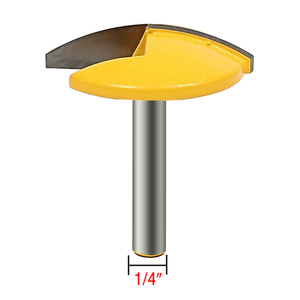 1-3/4-Inch Radius Horizontal Crown Router Bit Woodwork <b>Milling</b> <b>Cutter</b> Tool - Product Image 4