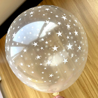 Emay Globos de Látex Transparentes para Fiesta de Graduación, Globos Negros y Dorados de 12 Pulgadas para Año Nuevo