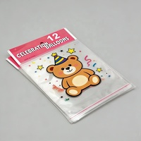 Sachets en plastique OPP transparents personnalisés avec logo OEM, auto-adhésifs, pour jouets, emballage cadeau, présentation et stockage en magasin