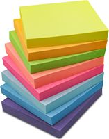 Blocs-notes autocollants colorés, imperméables, détachables, mignons, simples et portables pour la marquage des notes