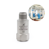 Capteur d'accéléromètre piézoélectrique à sortie supérieure IEPE 100mV/g à usage général, protection IP65, résistance aux chocs de 2000g, 1-9kHz