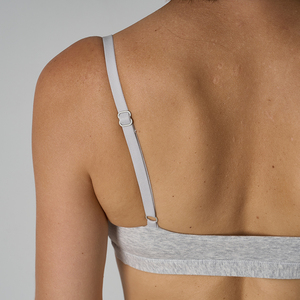 Sk1232 & sk1232-1 90% <span class=keywords><strong>cotone</strong></span> Soft Feeling tinta unita maglia palop Bralettes spallina regolabile ragazzo Set biancheria intima corta - Product Image 5