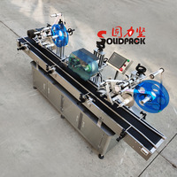 Solidpack Fabriek Prijs Automatische Worst/Fruit Container Label Printen En Etikettering Labeler Machine
