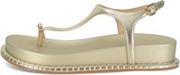 Dernières sandales plates pour femmes en or bon marché en gros, nouveaux styles de sandales plates pour femmes