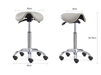 Chaise de bureau ergonomique au design spécial, tabouret de selle pour une posture assise correcte