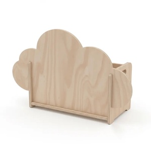 Caja de Juguetes de Madera con Diseño de <span class=keywords><strong>Nube</strong></span>, Organizador de Juguetes para Niños, Contenedor de <span class=keywords><strong>Almacenamiento</strong></span> de Madera, Decoración para Cuarto de Juegos, Organizador para Cuarto Infantil - Product Image 4