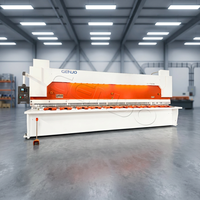 Cisaille à guillotine hydraulique avec support avant pour la découpe de plaques épaisses, CNC avec affichage numérique, recul automatique motorisé