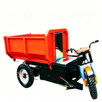 Camion benne électrique, camion à benne basculante robuste à 3 roues pour le transport de matériaux agricoles, fabriqué en Chine
