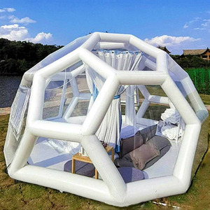 Tente de camping et d'hôtel à bulles en forme de football gonflable hermétique pour l'extérieur Tente à bulles gonflable pour le football - Product Image 1