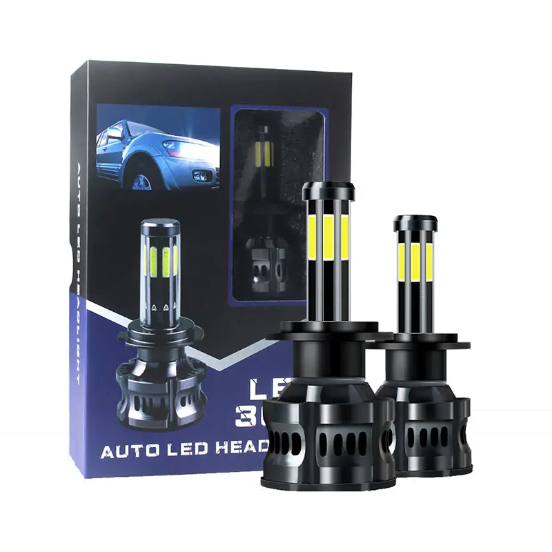 360 Degrees Auto Lamp LED H1 H4 H7 H8 H9 9004 9005 9006 H11 H13 9007 Led Headlight Bulbs 8Sides Car LED Fog/Driving Lights