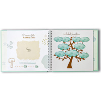 Livre de souvenirs de bébé souvenir personnalisable pour garçons et filles Album un livre d'étape pour enregistrer chaque événement de la naissance à l'âge de 5 ans