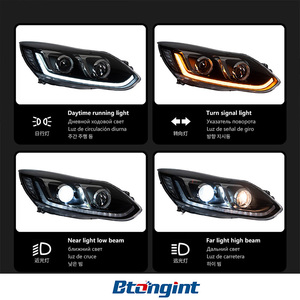 Adatto per <span class=keywords><strong>Ford</strong></span> <span class=keywords><strong>Focus</strong></span> 3 12-14, Gruppo Fari a LED con Lente Proiettore, Aggiornamento Sterzante Automobilistico con Segnalazione - Product Image 6